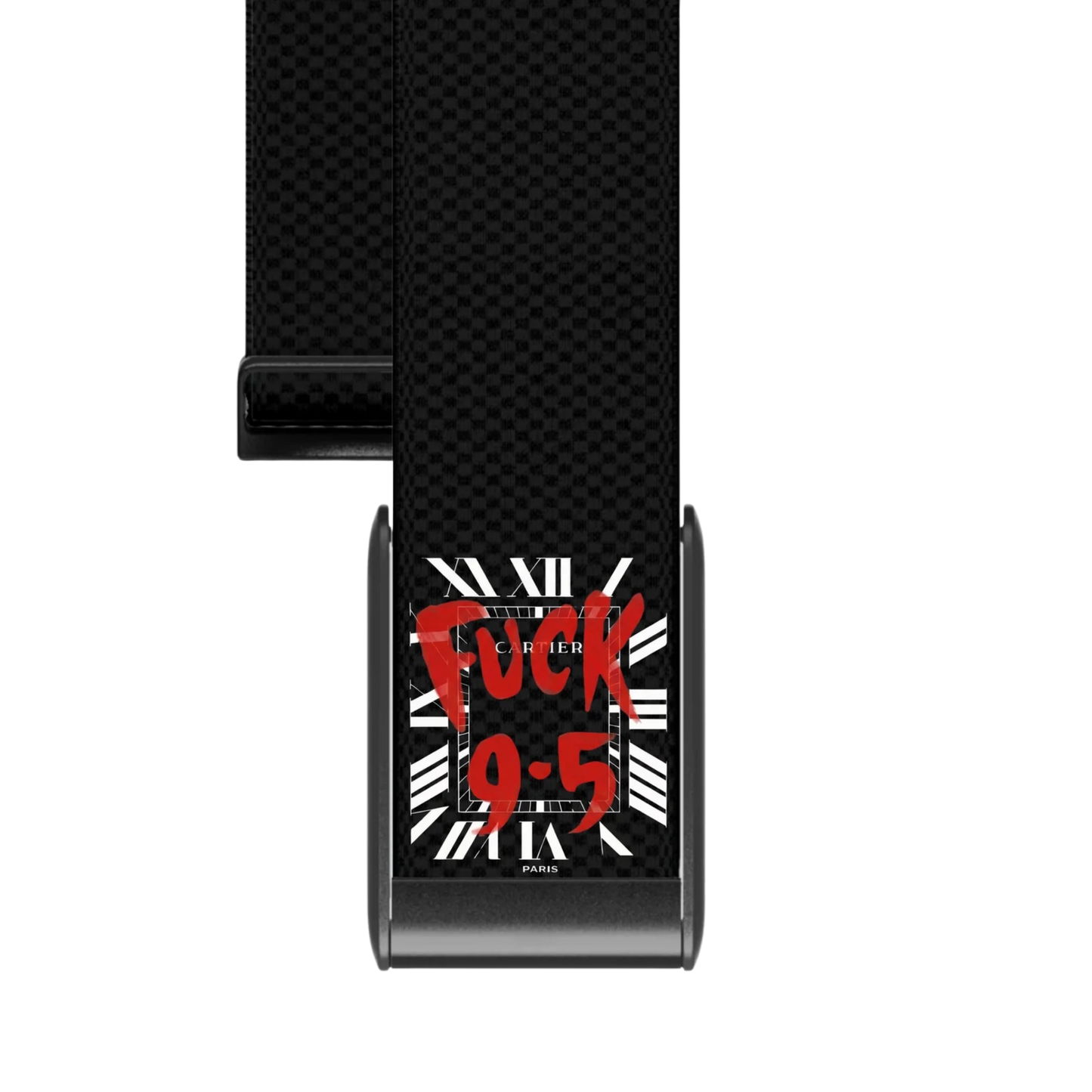 Bracelet pour WHOOP 5.0 "F*ck 9.5 Black"