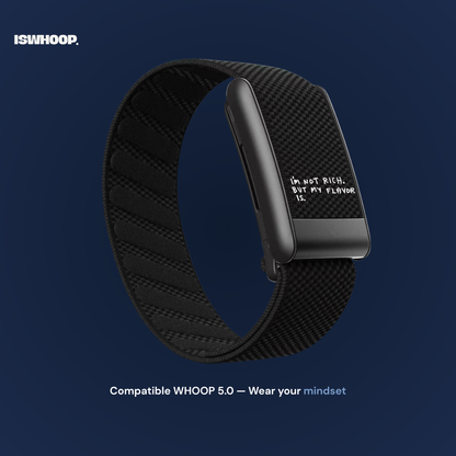 Armband für WHOOP 5.0 „I’m Not Rich“