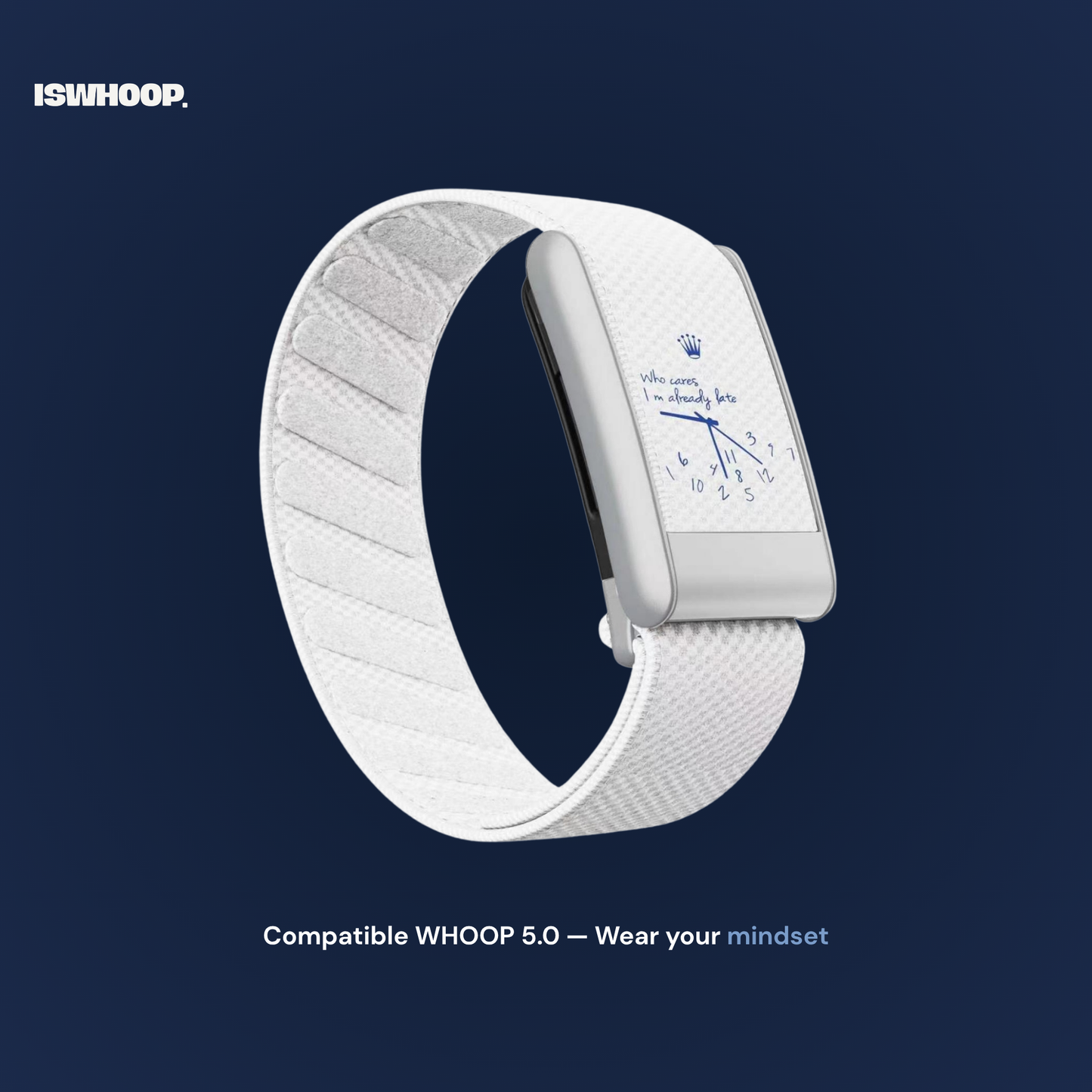 Bracelet pour WHOOP 5.0 "I'm Late"
