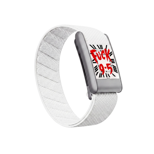 Bracelet pour WHOOP 5.0 "F*ck 9.5 White"