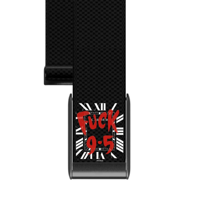 Bracelet pour WHOOP 5.0 "F*ck 9.5 Black"