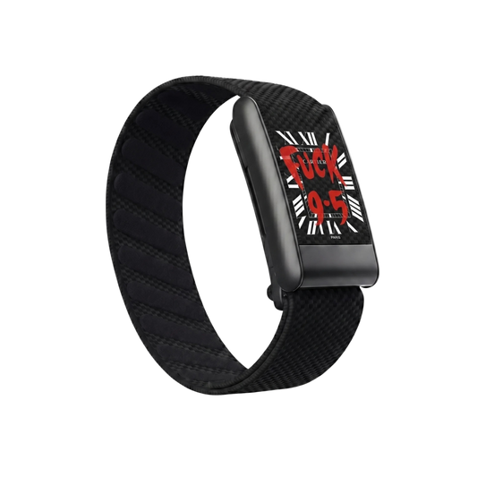 Bracelet pour WHOOP 5.0 "F*ck 9.5 Black"